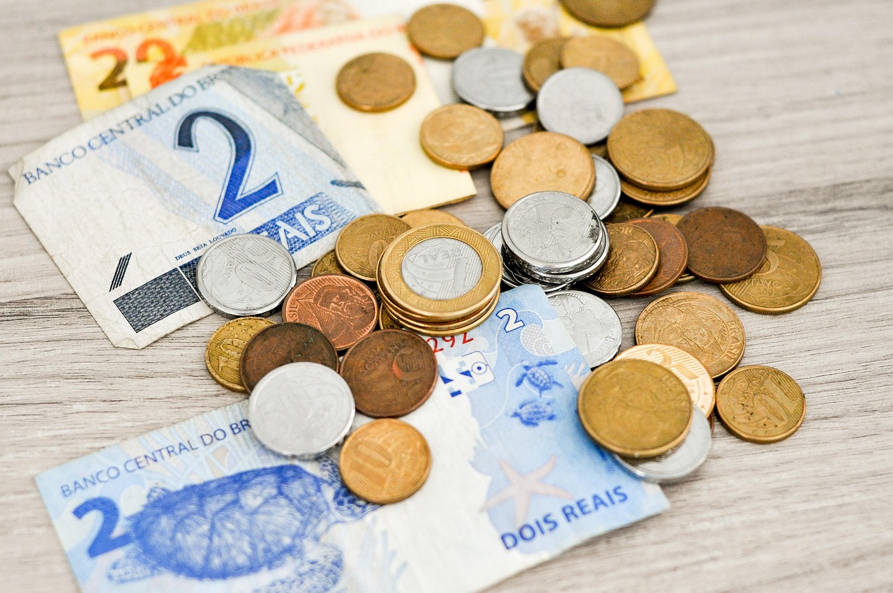 Dinheiro reais notas brasileiras educacao financeira orcamento economia pessoal